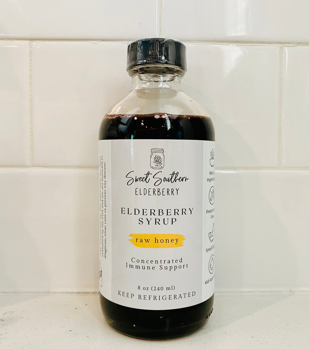 Elderberry Syrup - Honey