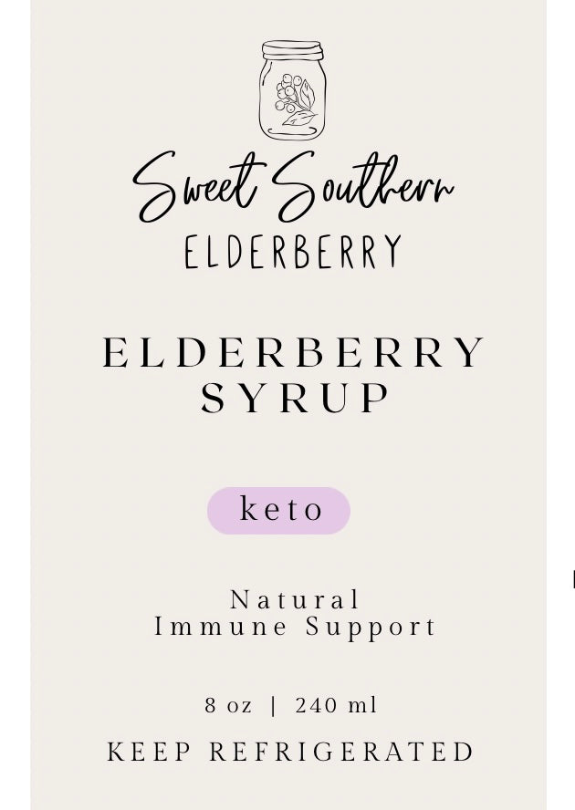 Keto Elderberry Syrup