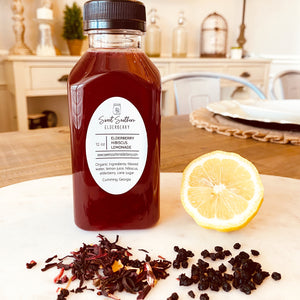 Elderberry Hibiscus Lemonade *LOCAL PICK UP, DELIVERY AND MARKETS ONLY. NO SHIPPING*